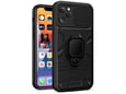 ONASI silikonski ovitek Armor Ring za iPhone 15 Pro, črna