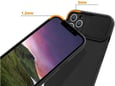 ONASI silikonski ovitek Lens Cover za iPhone 15 Pro, črna