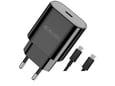 Jellico Hišni polnilec C35 (Quick Charge) 25W vhod Type-C s Type-C podatkovnim kablom - EU Blister - črn