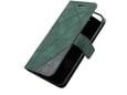 CHAMELEON preklopna torbica za Apple iPhone 15 Pro, zelena, WLGO-Lines