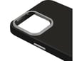 ONASI silikonski ovitek Satin za iPhone 15 Plus, črna