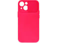 ONASI silikonski ovitek Lens Cover za iPhone 15, roza