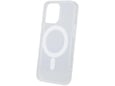ONASI silikonski ovitek Antishock MagSafe za iPhone 15 Plus, prozorna