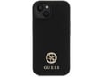 GUESS silikonski ovitek GUHCP15SPS4DGPK za iPhone 15, črna