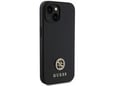 GUESS silikonski ovitek GUHCP15SPS4DGPK za iPhone 15, črna