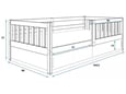 Interbeds Krevet Smart 160x80 sa fiokom