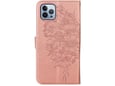 CHAMELEON preklopna torbica za Apple iPhone 15 Pro Max, roza zlata, WLGO-Butterfly