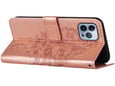 CHAMELEON preklopna torbica za Apple iPhone 15 Pro Max, roza zlata, WLGO-Butterfly