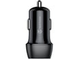 TACTICAL avtomobilski polnilec z vgrajenim kablom SN-501, 24 W, QC, 2x USB-A