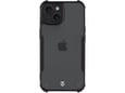 TACTICAL silikonski ovitek Quantum za iPhone 15, prozorna črna
