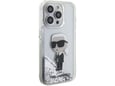 KARL LAGERFELD ovitek NFT Karl Body za iPhone 15 Pro, prozorna, KLHCP15LLNKHCH