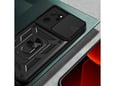ONASI silikonski ovitek Armor Ring za Xiaomi 13T/13T Pro, črna