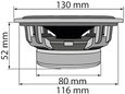 SAL Auto zvučnici CX 504 130mm