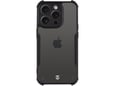 TACTICAL silikonski ovitek za iPhone 15 Pro Max, prozorno črna