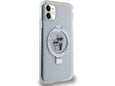 KARL LAGERFELD ovitek MagSafe za iPhone 11/XR, prozorna, KLHMN61HMRSKCH