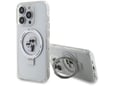 KARL LAGERFELD ovitek MagSafe za iPhone 15 Pro Max, prozorna, KLHMP15XHMRSKCH