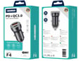 JELLICO avtomobilski polnilec F4, 20 W, PD, USB-C, USB-A