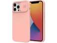 ONASI silikonski ovitek Lens Cover za Xiaomi Redmi 12C, roza