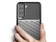 ONASI silikonski ovitek Thunder Armor za Samsung Galaxy S23 FE, črna