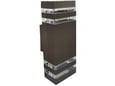 Mitea Lighting Zidna lampa M035 B 2xGU10 IP44 dva reda