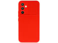 ONASI silikonski ovitek Lens Cover za Samsung Galaxy A05s, rdeča