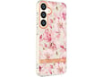 CHAMELEON ovitek za gumiran TPU Flowers Samsung Galaxy S24+, roza