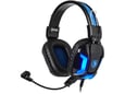 SADES naglavne žične gaming slušalke z mikrofonom Element SA-702, črna/modra