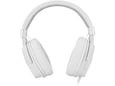 SADES naglavne žične gaming slušalke z mikrofonom Snowwolf SA-722S, bela