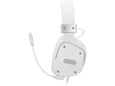 SADES naglavne žične gaming slušalke z mikrofonom Snowwolf SA-722S, bela