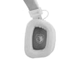 SADES naglavne žične gaming slušalke z mikrofonom Snowwolf SA-722S, bela