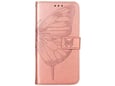 CHAMELEON preklopna torbica za Samsung Galaxy A15, roza zlata, WLGO-Butterfly