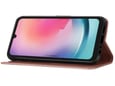 CHAMELEON preklopna torbica za Samsung Galaxy A15, roza zlata, WLGO-Butterfly