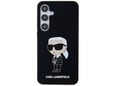 KARL LAGERFELD silikonski ovitek IML NFT Karls Full Body za Samsung Galaxy S24 Plus 5G, črna, KLHCS24MSNIKBCK