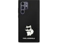 KARL LAGERFELD silikonski ovitek IML NFT Choupette Body za Samsung Galaxy S24 Ultra 5G, črna, KLHCS24LSNCHBCK