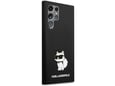 KARL LAGERFELD silikonski ovitek IML NFT Choupette Body za Samsung Galaxy S24 Ultra 5G, črna, KLHCS24LSNCHBCK