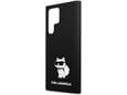 KARL LAGERFELD silikonski ovitek IML NFT Choupette Body za Samsung Galaxy S24 Ultra 5G, črna, KLHCS24LSNCHBCK