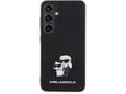 KARL LAGERFELD ovitek IML NFT Full Bodies Saffiano za Samsung Galaxy S24 Plus 5G, črna, KLHCS24MPSAKCMPK