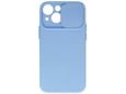 ONASI silikonski ovitek Lens Cover za Samsung Galaxy S23 Ultra 5G, svetlo modra