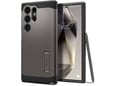SPIGEN silikonski ovitek Tough Armor za Samsung Galaxy S24 Ultra 5G, siva