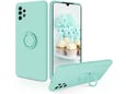ONASI silikonski ovitek Liquid Ring za Samsung Galaxy A35, mint