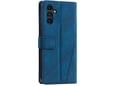 CHAMELEON preklopna torbica za Samsung Galaxy A35, modra, WLGO-Lines
