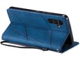 CHAMELEON preklopna torbica za Samsung Galaxy A35, modra, WLGO-Lines