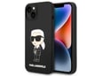 KARL LAGERFELD silikonski ovitek IML NFT Karls Full Body za iPhone 14 Plus, črna, KLHCP14MSNIKBCK