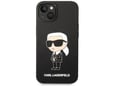 KARL LAGERFELD silikonski ovitek IML NFT Karls Full Body za iPhone 14 Plus, črna, KLHCP14MSNIKBCK