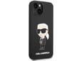 KARL LAGERFELD silikonski ovitek IML NFT Karls Full Body za iPhone 14 Plus, črna, KLHCP14MSNIKBCK