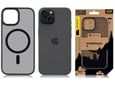 TACTICAL silikonski ovitek Asphalt MagForce za iPhone 15, prozorno črna