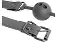 FETISH SUBMISSIVE Gag Bondage Breathable Silicon Black