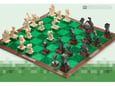 NOBLE COLLECTION šah Minecraft Overworld Heroes Vs. Hostile Mobs