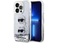 KARL LAGERFELD ovitek Original za iPhone 15 Pro, prozorna, KLHCP15LLDHKCNS