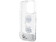 KARL LAGERFELD ovitek Original za iPhone 15 Pro, prozorna, KLHCP15LLDHKCNS